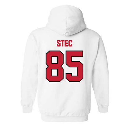 Wisconsin - NCAA Football : Grant Stec - Sports Shersey Hooded Sweatshirt-1