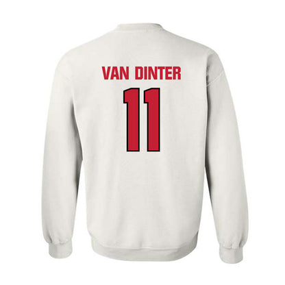 Wisconsin - NCAA Football : Carson Van Dinter - Sports Shersey Crewneck Sweatshirt-1