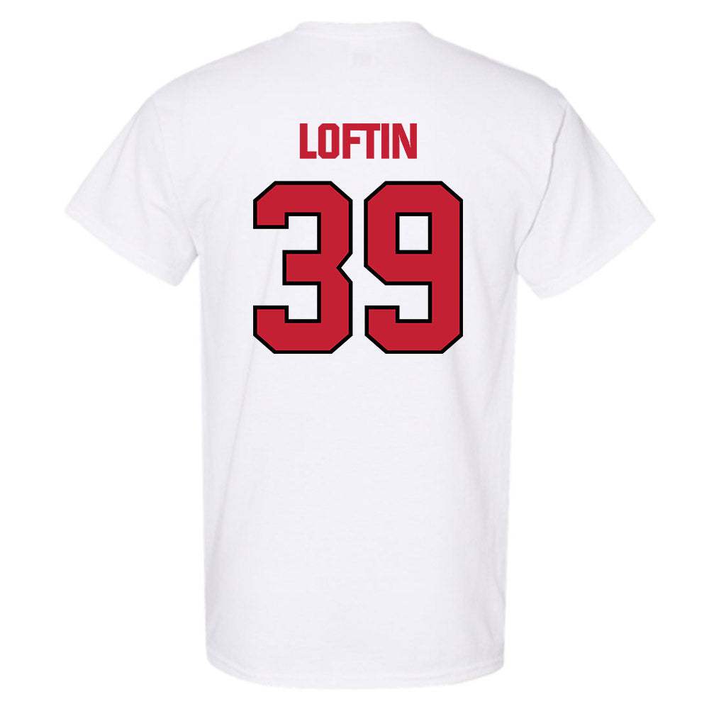 Wisconsin - NCAA Football : Jayden Loftin - Sports Shersey T-Shirt-1