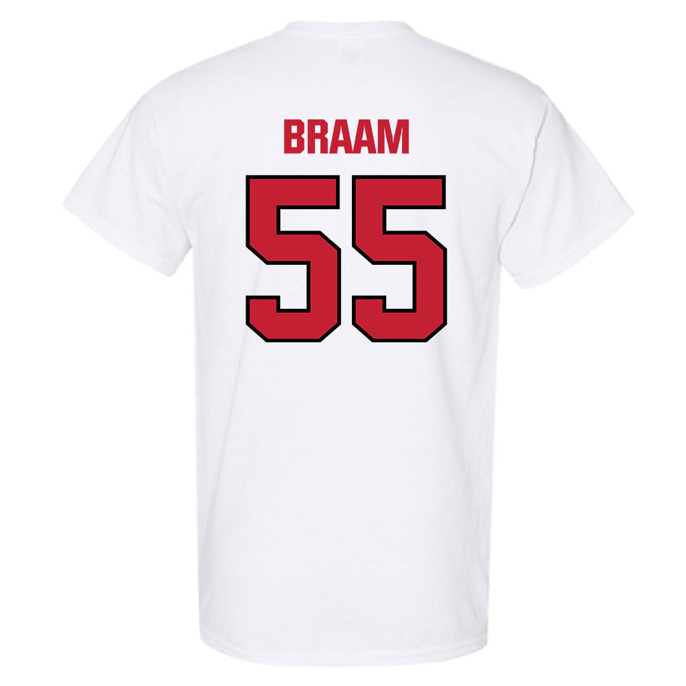 Wisconsin - NCAA Football : Drew Braam - Sports Shersey T-Shirt-1
