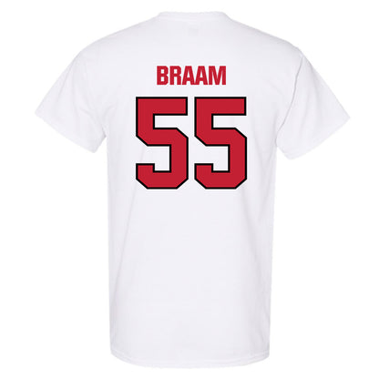 Wisconsin - NCAA Football : Drew Braam - Sports Shersey T-Shirt-1