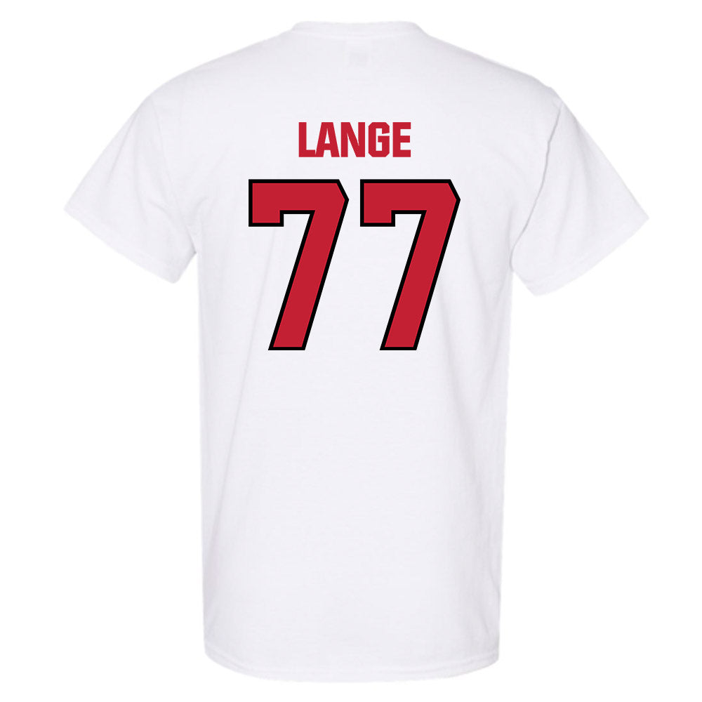 Wisconsin - NCAA Football : Peyton Lange - Sports Shersey T-Shirt-1