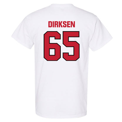 Wisconsin - NCAA Football : Aiden Dirksen - Sports Shersey T-Shirt-1