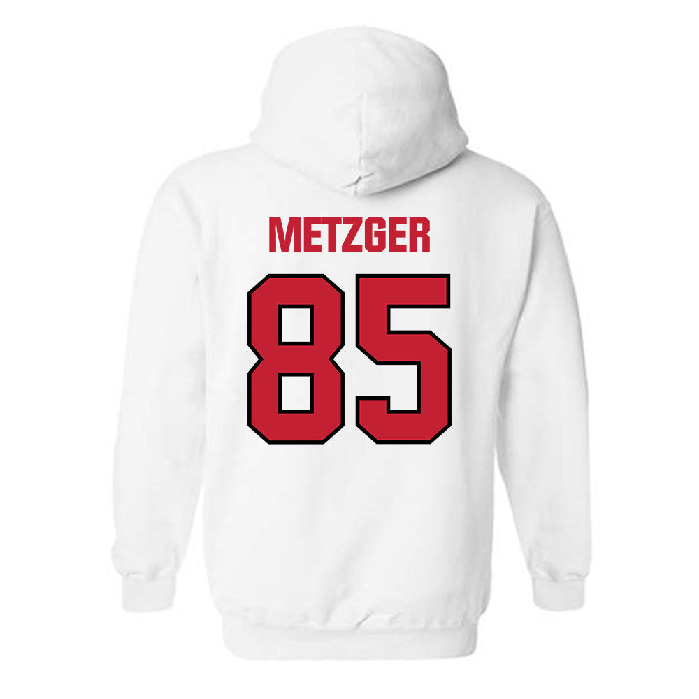 Wisconsin - NCAA Football : Hayden Metzger - Sports Shersey Hooded Sweatshirt-1