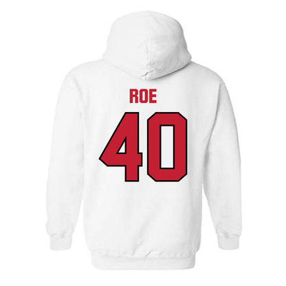 Wisconsin - NCAA Football : James Roe - Sports Shersey Hooded Sweatshirt-1