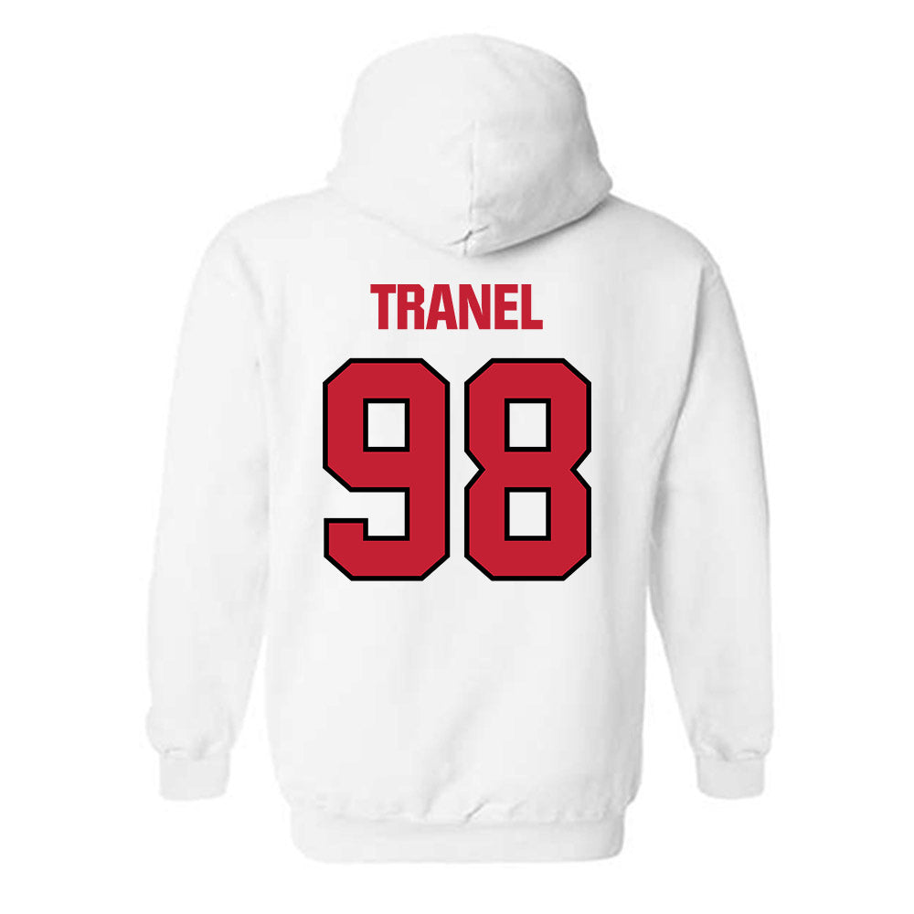 Wisconsin - NCAA Football : Ethan Tranel - Sports Shersey Hooded Sweatshirt-1