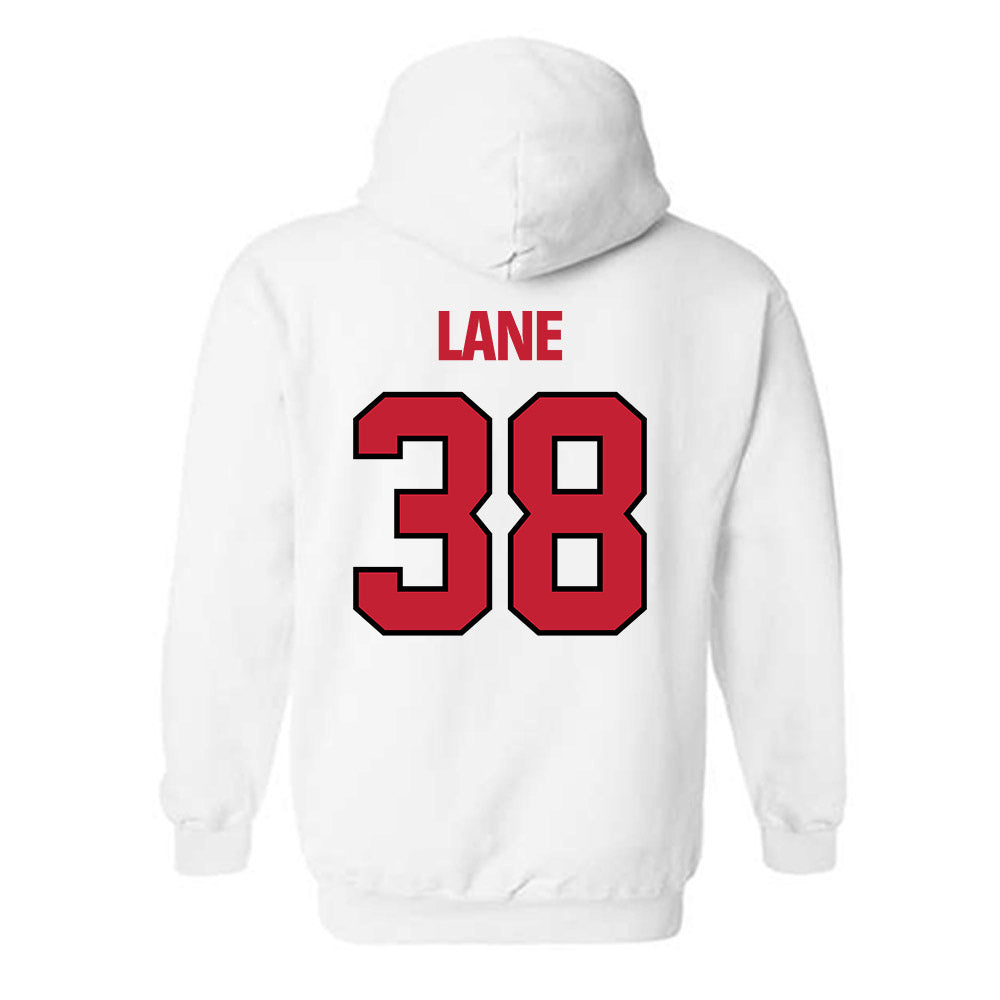 Wisconsin - NCAA Football : Mason Lane - Sports Shersey Hooded Sweatshirt-1