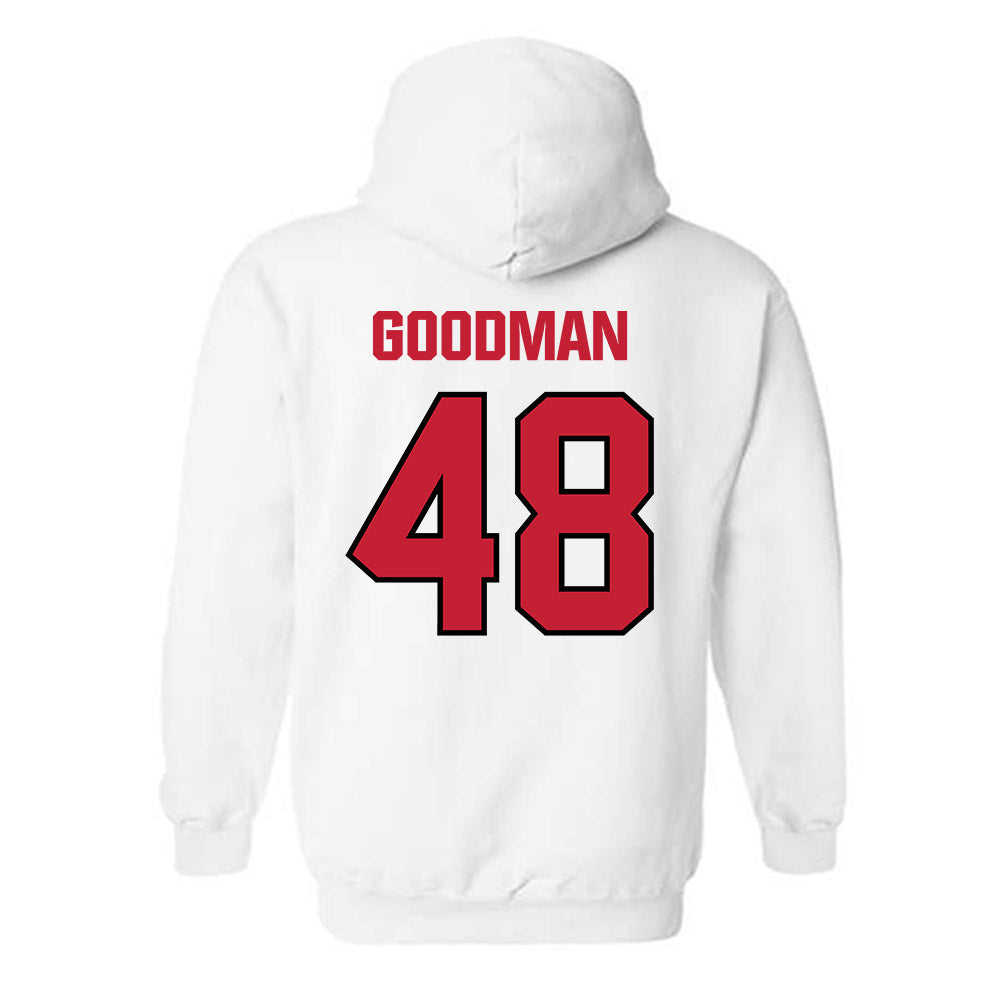 Wisconsin - NCAA Football : Andrew Goodman - Sports Shersey Hooded Sweatshirt-1