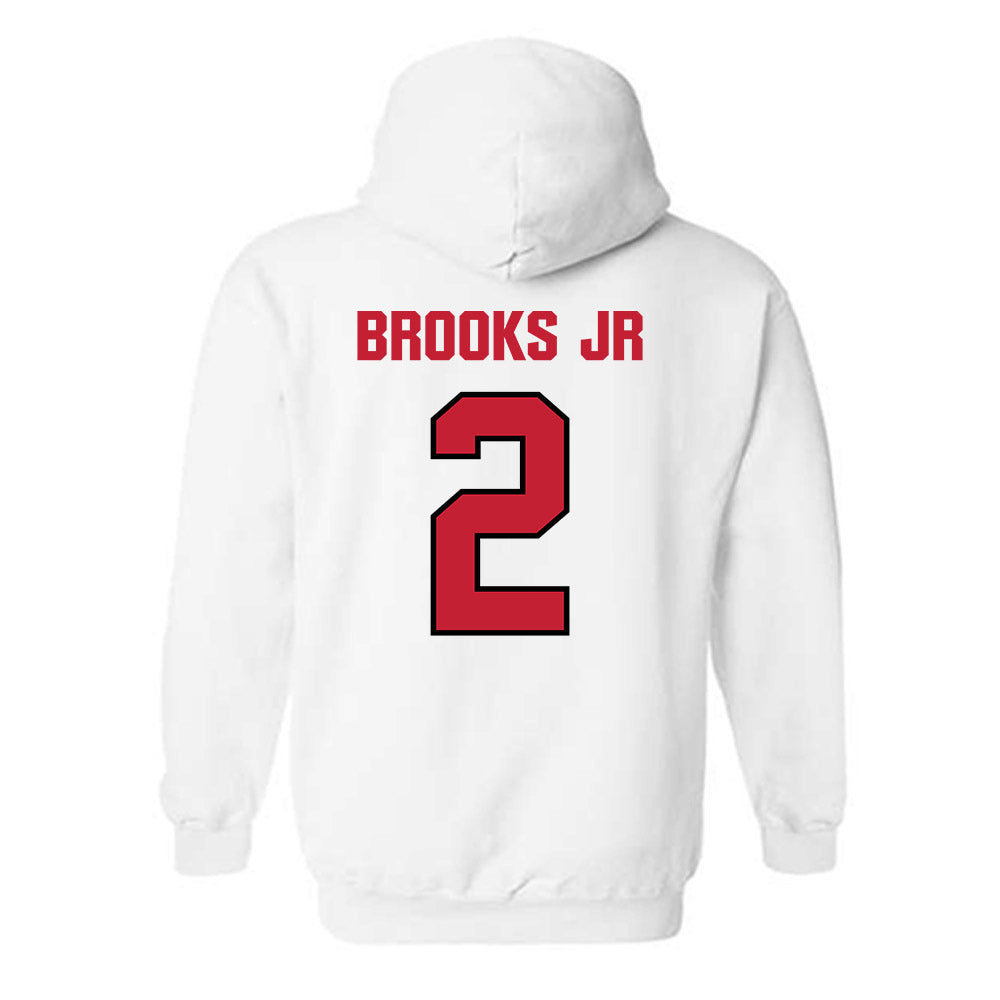 Wisconsin - NCAA Football : Chris Brooks Jr - Sports Shersey Hooded Sweatshirt-1
