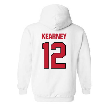 Wisconsin - NCAA Football : Zion Kearney - Sports Shersey Hooded Sweatshirt-1