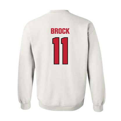 Wisconsin - NCAA Football : Kash Brock - Sports Shersey Crewneck Sweatshirt-1