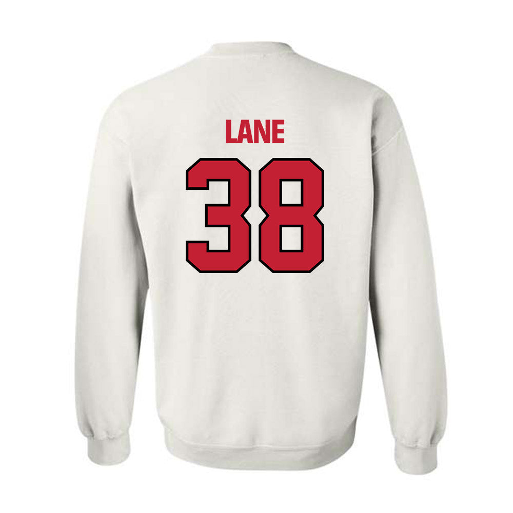Wisconsin - NCAA Football : Mason Lane - Sports Shersey Crewneck Sweatshirt-1