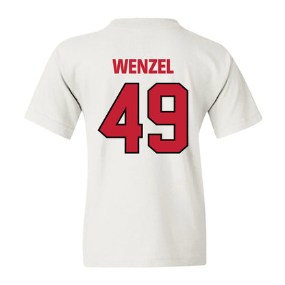 Wisconsin - NCAA Football : Ben Wenzel - Sports Shersey Youth T-Shirt-1