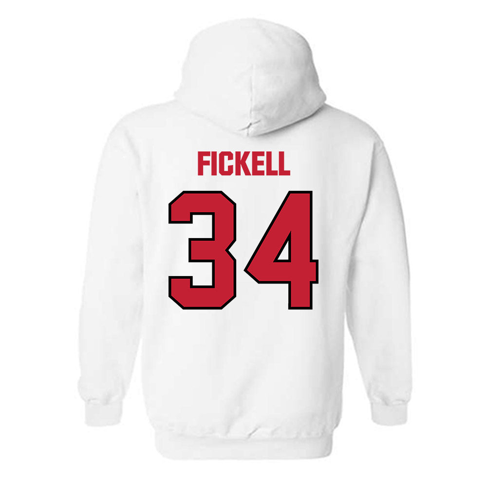 Wisconsin - NCAA Football : Ashton Fickell - Sports Shersey Hooded Sweatshirt-1