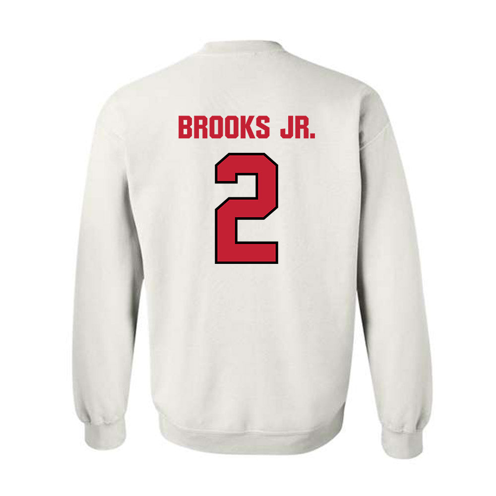 Wisconsin - NCAA Football : Chris Brooks Jr. - Sports Shersey Crewneck Sweatshirt-1