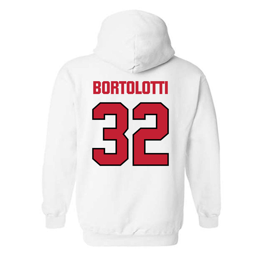 Wisconsin - NCAA Football : Harrison Bortolotti - Sports Shersey Hooded Sweatshirt-1