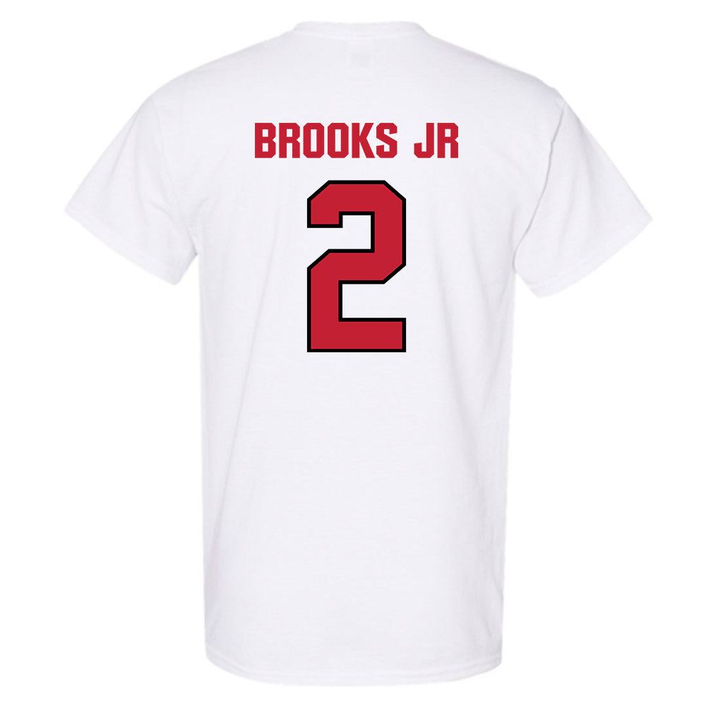 Wisconsin - NCAA Football : Chris Brooks Jr - Sports Shersey T-Shirt-1