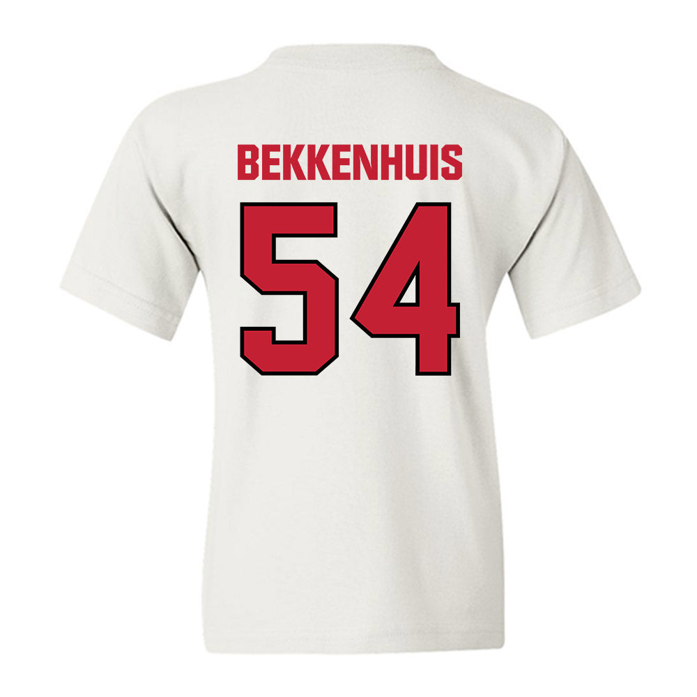 Wisconsin - NCAA Football : Brady Bekkenhuis - Sports Shersey Youth T-Shirt-1