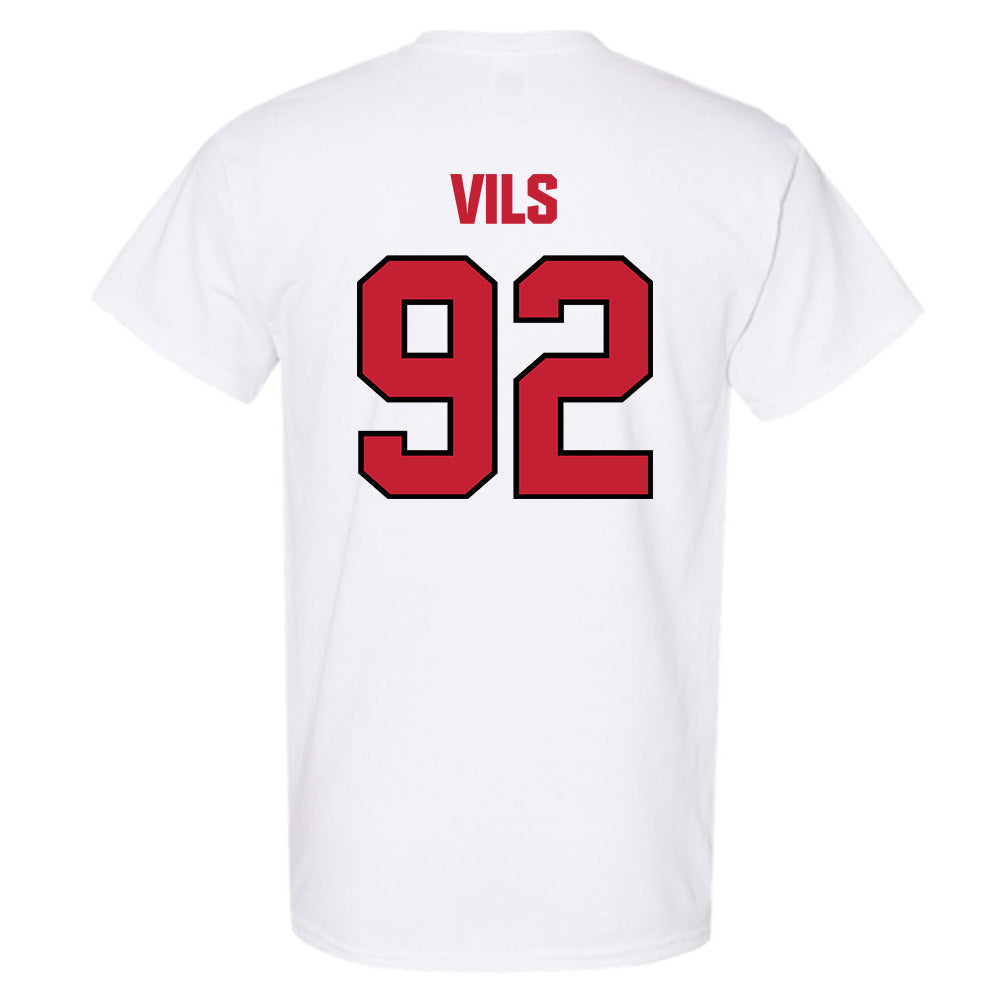 Wisconsin - NCAA Football : Nolan Vils - Sports Shersey T-Shirt-1