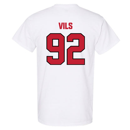 Wisconsin - NCAA Football : Nolan Vils - Sports Shersey T-Shirt-1