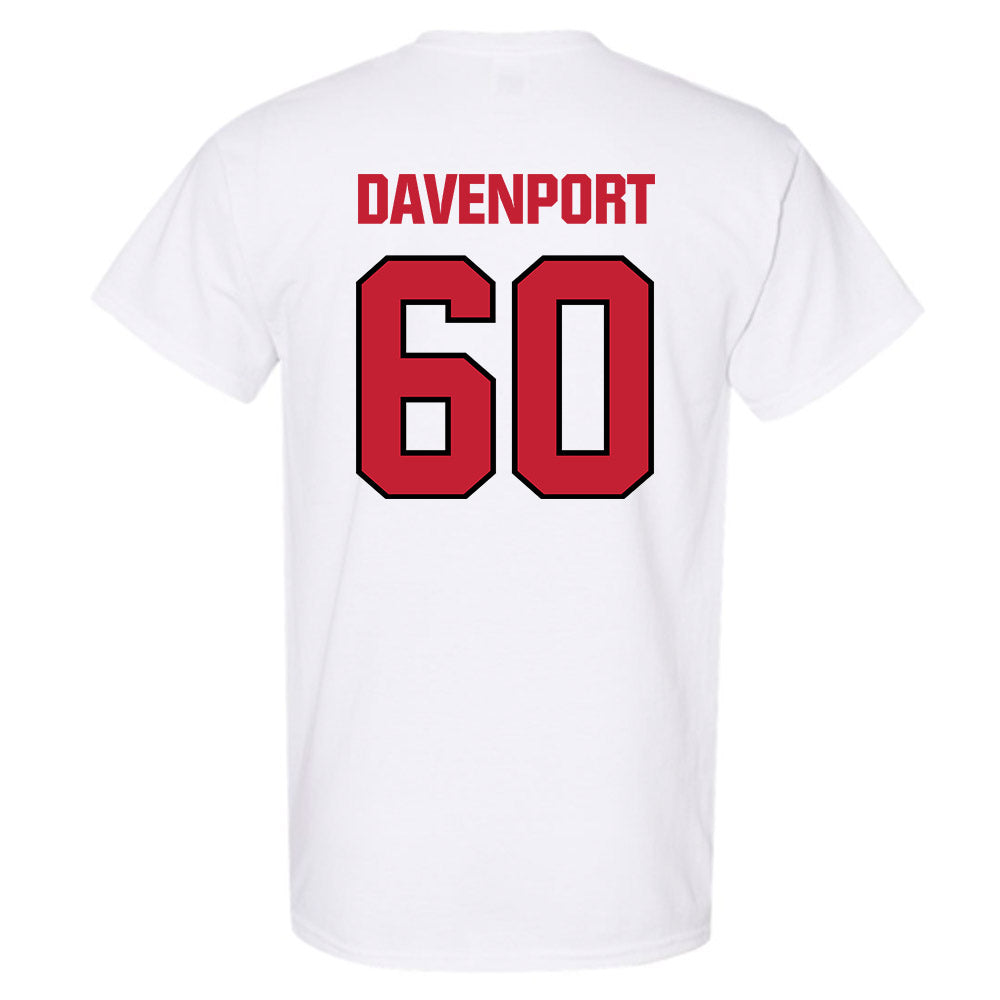 Wisconsin - NCAA Football : Nolan Davenport - Sports Shersey T-Shirt-1