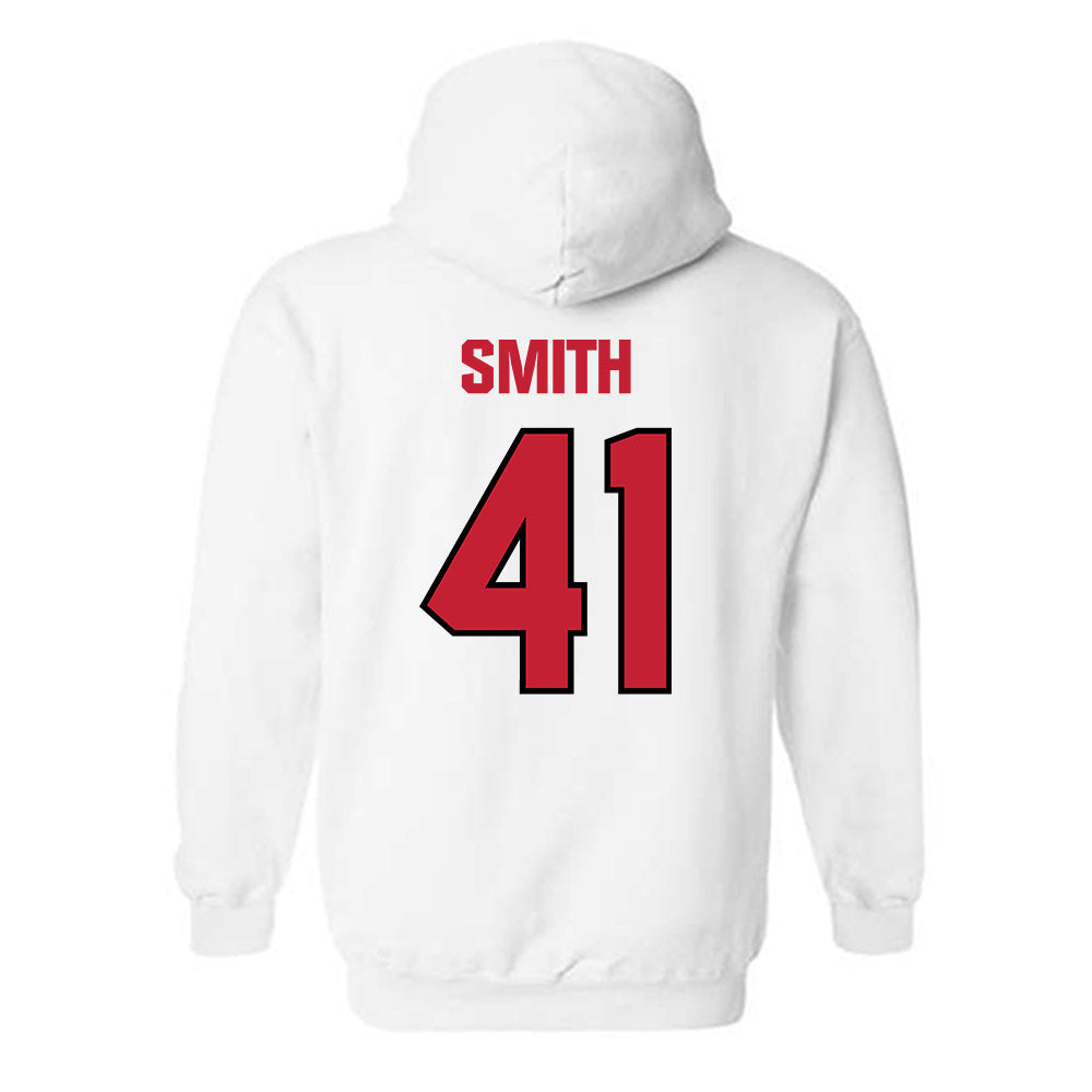 Wisconsin - NCAA Football : McCoy Smith - Sports Shersey Hooded Sweatshirt-1
