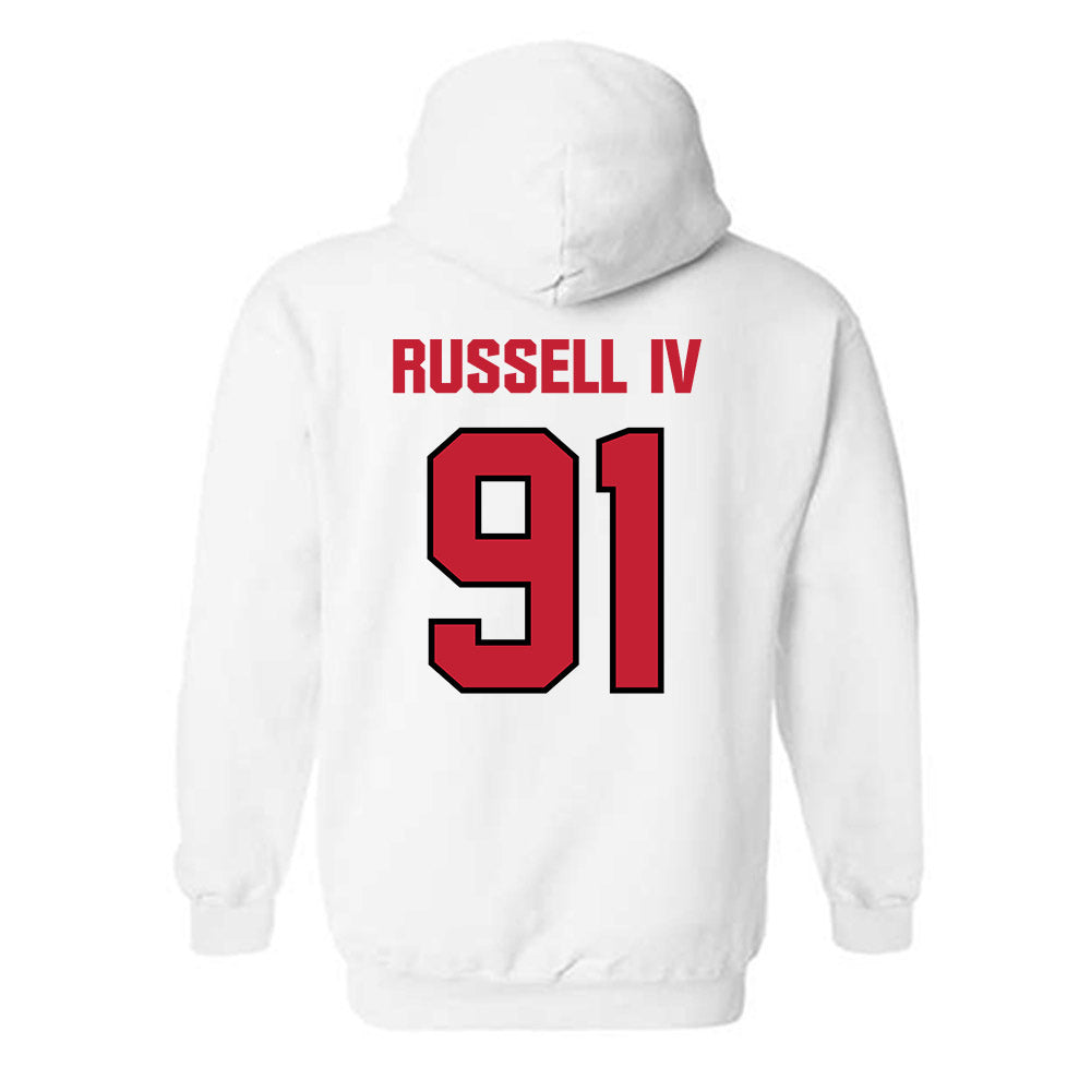 Wisconsin - NCAA Football : Hammond Russell IV - Sports Shersey Hooded Sweatshirt-1