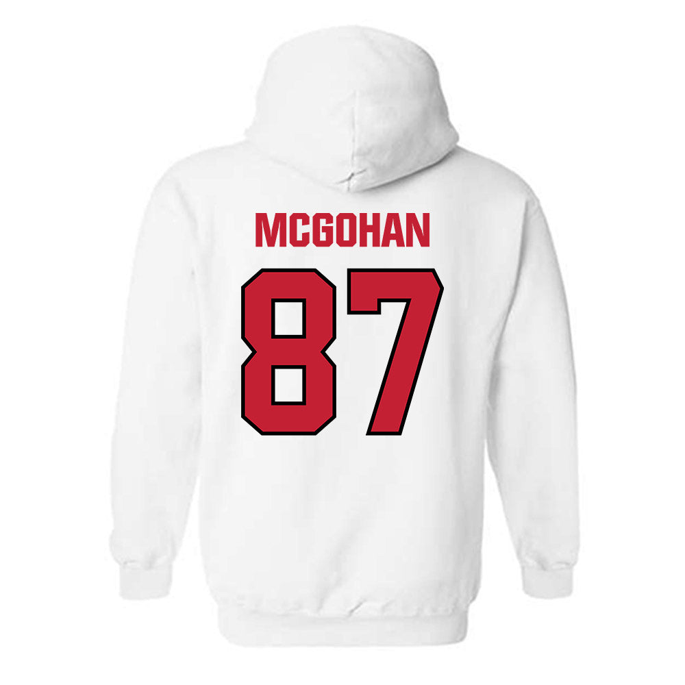 Wisconsin - NCAA Football : Jackson McGohan - Sports Shersey Hooded Sweatshirt-1