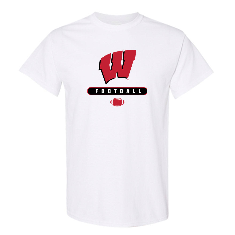 Wisconsin - NCAA Football : Eric Fletcher - Sports Shersey T-Shirt-0