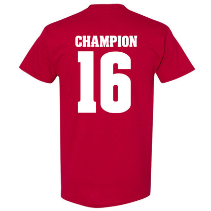 Wisconsin - NCAA Women's Volleyball : Decelise Champion - Sports Shersey T-Shirt-1