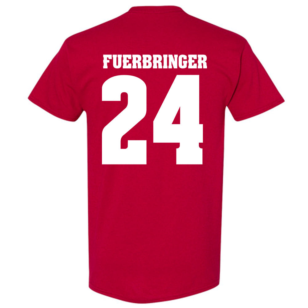 Wisconsin - NCAA Women's Volleyball : Charlie Fuerbringer - Sports Shersey T-Shirt-1