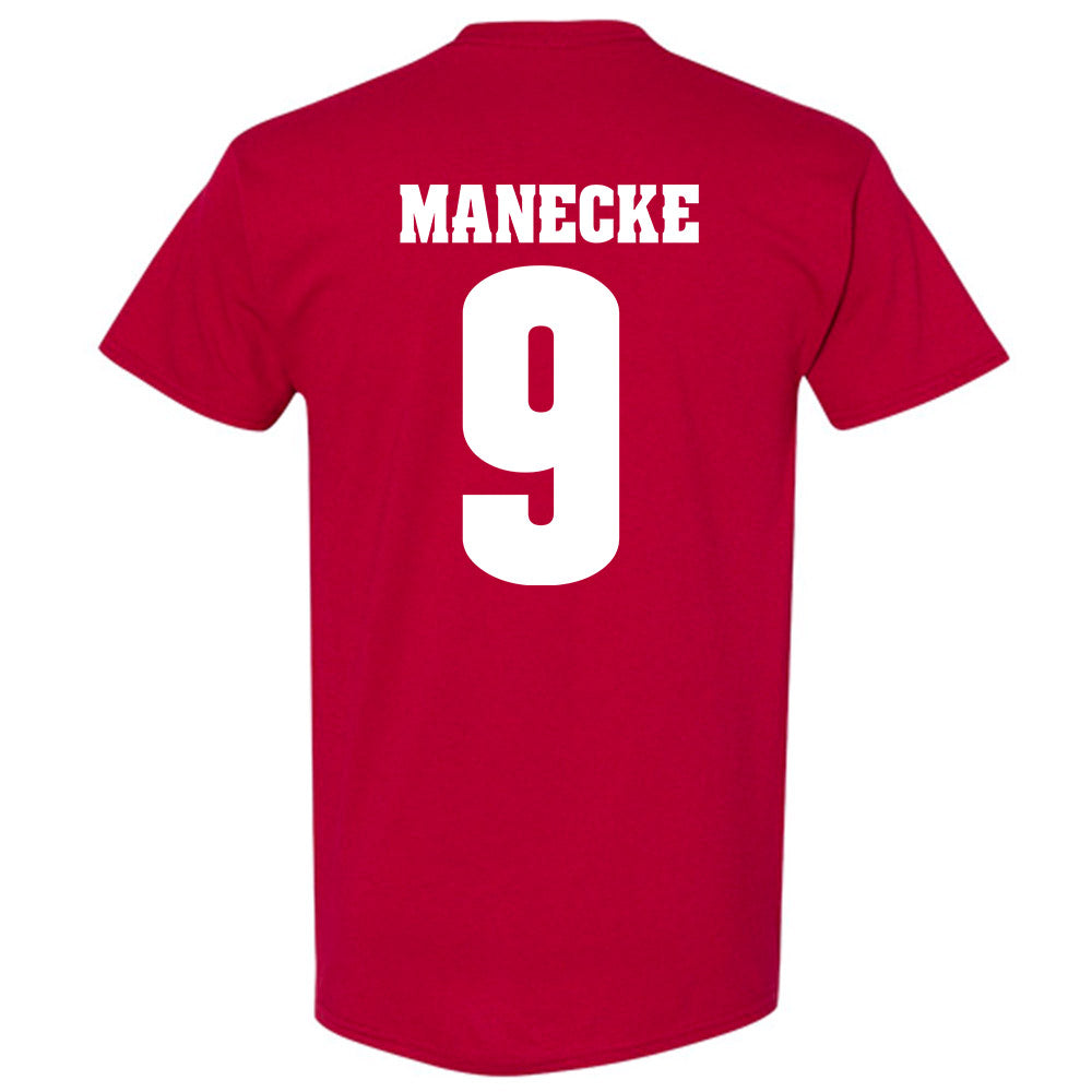 Wisconsin - NCAA Women's Volleyball : Jane Manecke - Sports Shersey T-Shirt-1