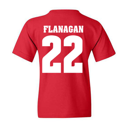 Wisconsin - NCAA Women's Volleyball : Audrey Flanagan - Sports Shersey Youth T-Shirt-1