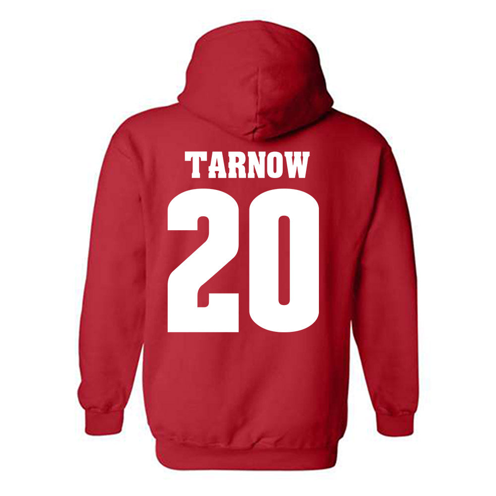 Wisconsin - NCAA Women's Volleyball : Lynney Tarnow - Sports Shersey Hooded Sweatshirt-1