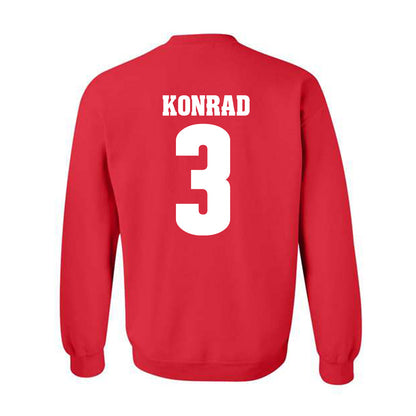 Wisconsin - NCAA Women's Volleyball : Alyssa Konrad - Sports Shersey Crewneck Sweatshirt-1