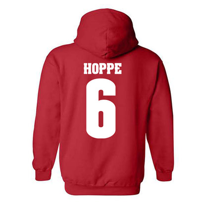 Wisconsin - NCAA Women's Volleyball : Isabelle Hoppe - Sports Shersey Hooded Sweatshirt-1