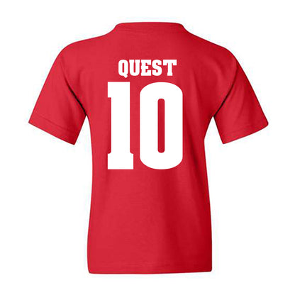 Wisconsin - NCAA Women's Volleyball : Madison Quest - Sports Shersey Youth T-Shirt-1