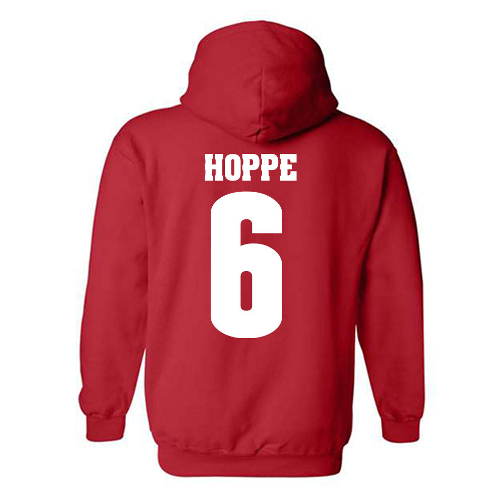 Wisconsin - NCAA Women's Volleyball : Isabelle Hoppe - Sports Shersey Hooded Sweatshirt-1