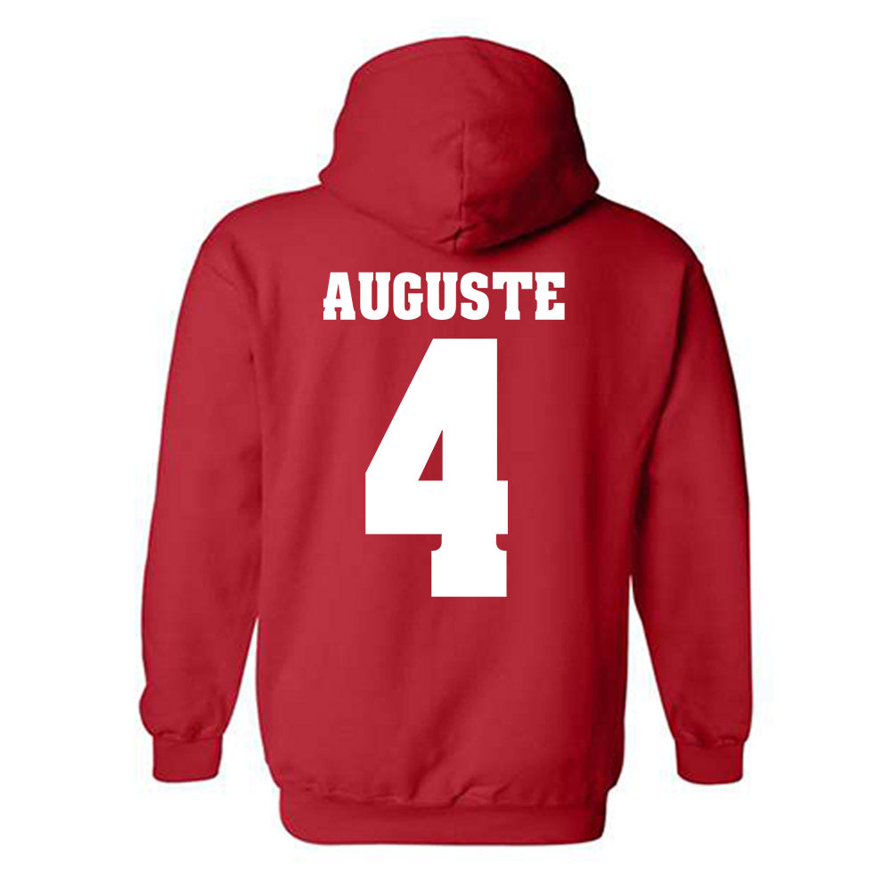 Wisconsin - NCAA Women's Volleyball : Jaela Auguste - Sports Shersey Hooded Sweatshirt-1