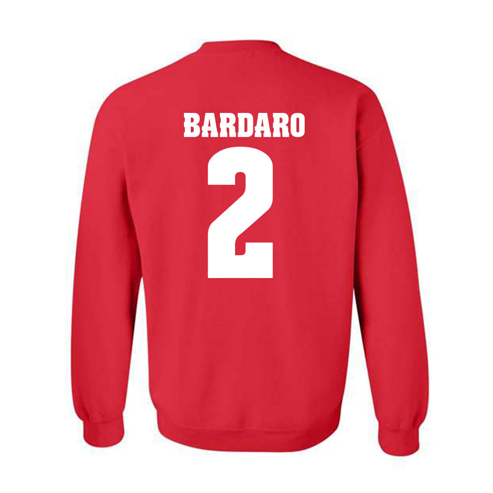Wisconsin - NCAA Women's Volleyball : Anna Bardaro - Sports Shersey Crewneck Sweatshirt-1