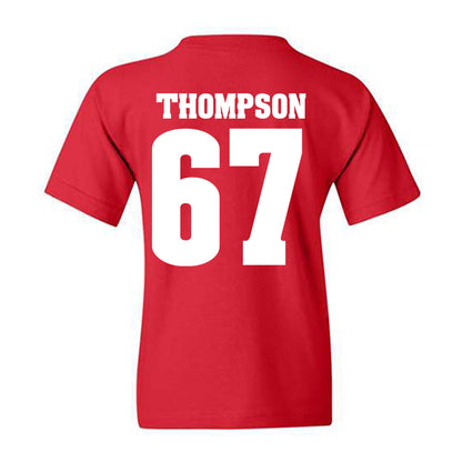 Wisconsin - NCAA Women's Volleyball : Halle Thompson - Sports Shersey Youth T-Shirt-1