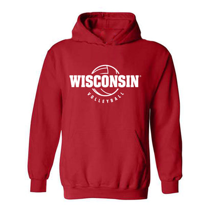 Wisconsin - NCAA Women's Volleyball : Kymora Scott - Sports Shersey Hooded Sweatshirt-0