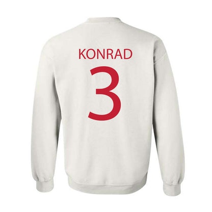 Wisconsin - NCAA Women's Volleyball : Alyssa Konrad - Sports Shersey Crewneck Sweatshirt-1