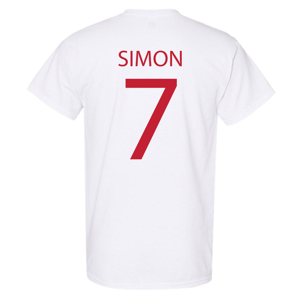 Wisconsin - NCAA Women's Volleyball : Kristen Simon - Sports Shersey T-Shirt-1