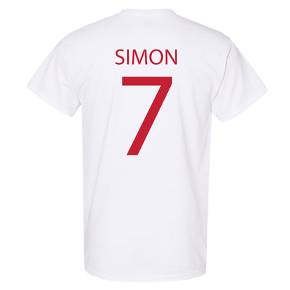 Wisconsin - NCAA Women's Volleyball : Kristen Simon - Sports Shersey T-Shirt-1