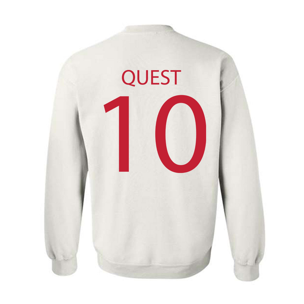 Wisconsin - NCAA Women's Volleyball : Madison Quest - Sports Shersey Crewneck Sweatshirt-1