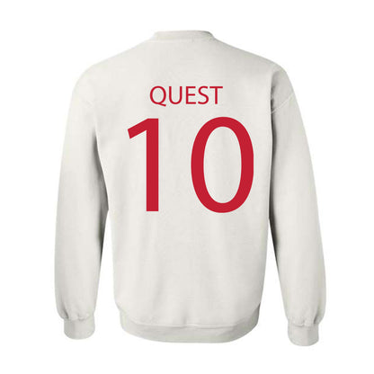 Wisconsin - NCAA Women's Volleyball : Madison Quest - Sports Shersey Crewneck Sweatshirt-1