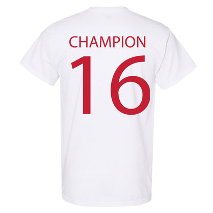 Wisconsin - NCAA Women's Volleyball : Decelise Champion - Sports Shersey T-Shirt-1