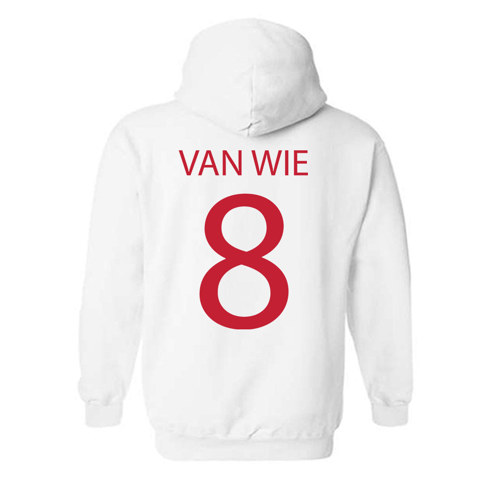 Wisconsin - NCAA Women's Volleyball : Morgan Van Wie - Sports Shersey Hooded Sweatshirt-1