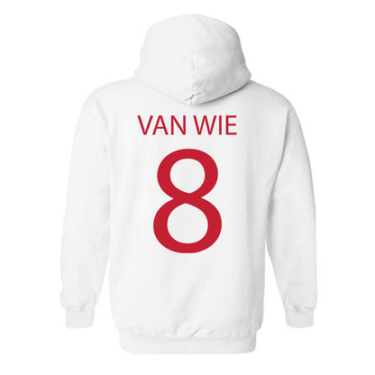 Wisconsin - NCAA Women's Volleyball : Morgan Van Wie - Sports Shersey Hooded Sweatshirt-1